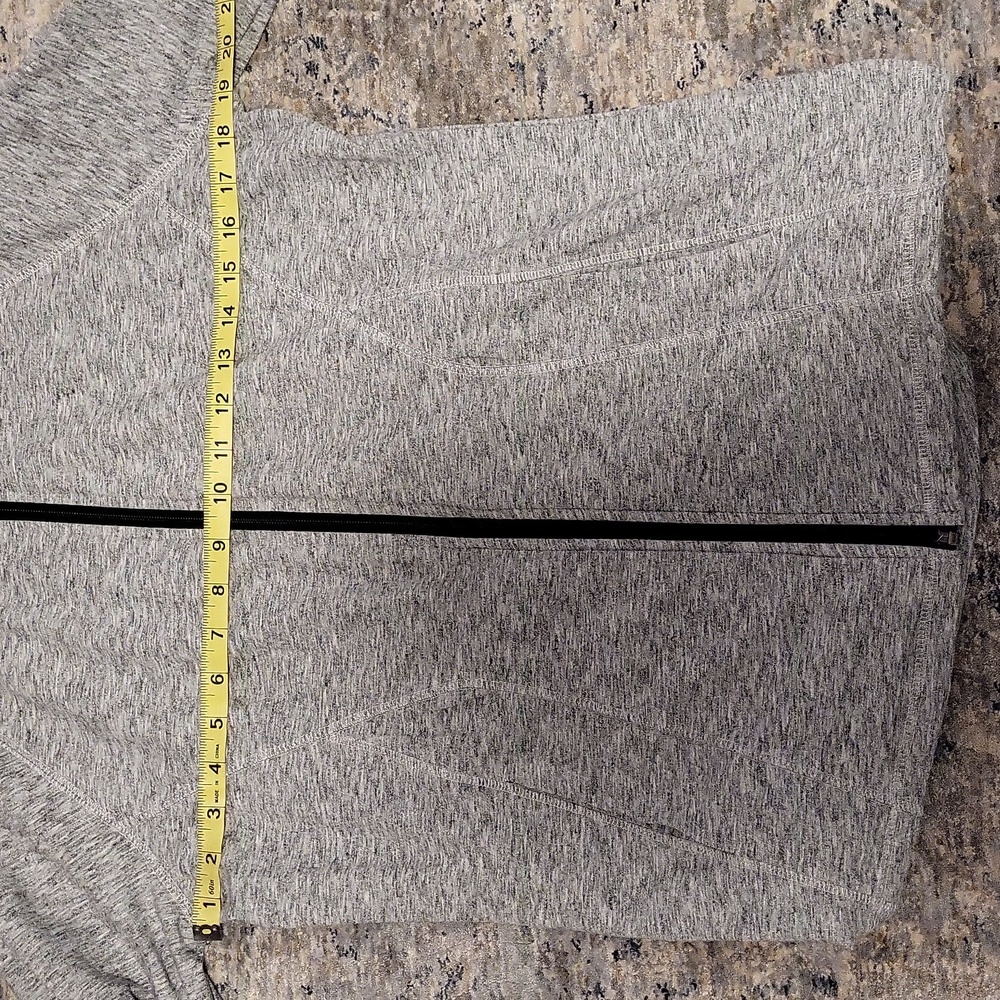 Tek Gear Heathered Gray Zip-Up Hoodie - Picture 2 of 5